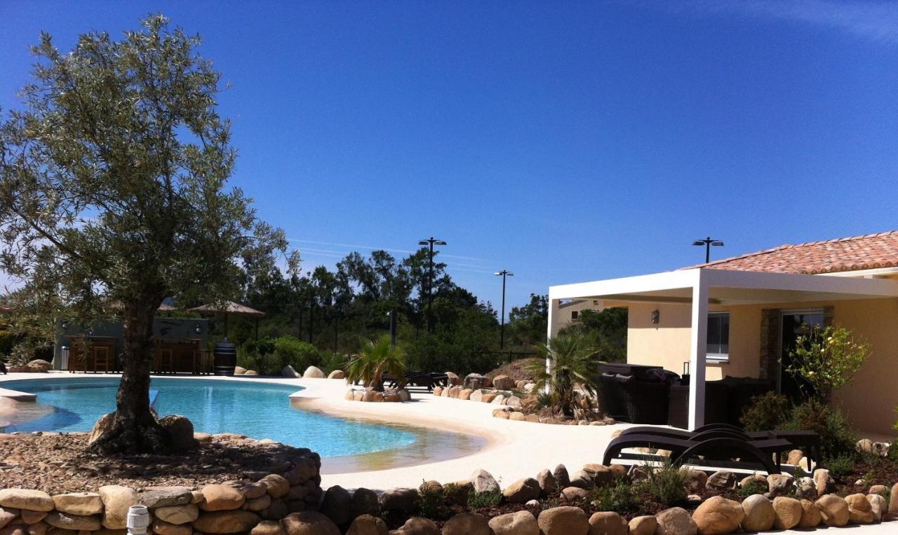 L'Hacienda Piscine chauffée à 28, spa, boulodrome et court de Tennis privés, 2 villas indépendantes Porto Vecchio Exterior foto