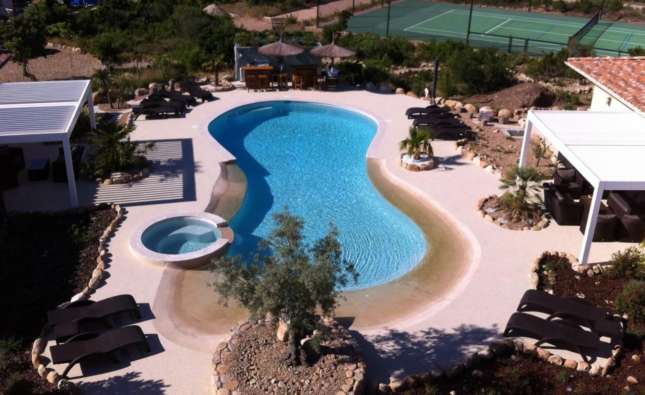 L'Hacienda Piscine chauffée à 28, spa, boulodrome et court de Tennis privés, 2 villas indépendantes Porto Vecchio Exterior foto